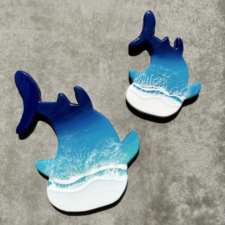 【沖縄・石垣島】レジンアート手作り物販◆BIG Whale Shark ビッグジンベイザメ《ご注文頂いてから製作します！》（b-003）