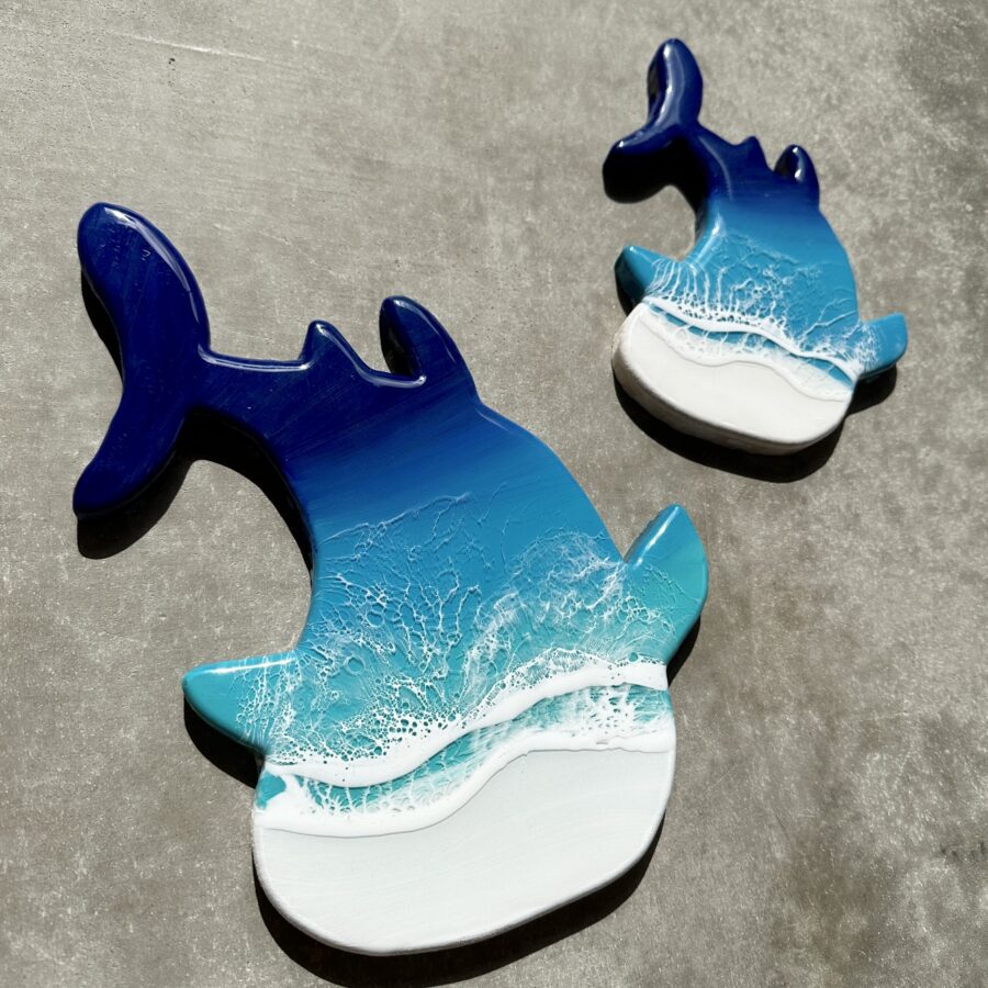 【沖縄・石垣島】レジンアート手作り物販◆BIG Whale Shark ビッグジンベイザメ《ご注文頂いてから製作します！》（b-003）