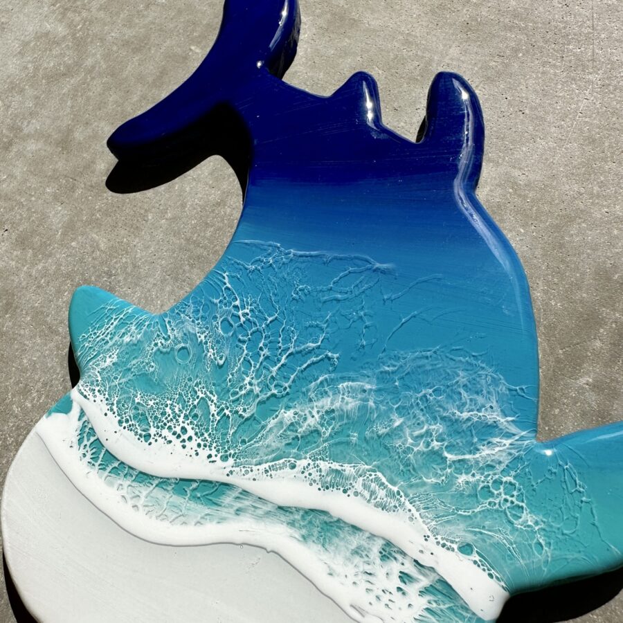 【沖縄・石垣島】レジンアート手作り物販◆MINI Whale Shark ミニジンベイザメ《ご注文頂いてから製作します！》（b-002）