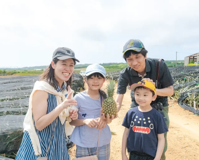 【沖縄・石垣島】＜4〜8月上旬期間限定＞世界一と言われる石垣島のパイナップル収穫体験♪《収穫してその場で実食☆》