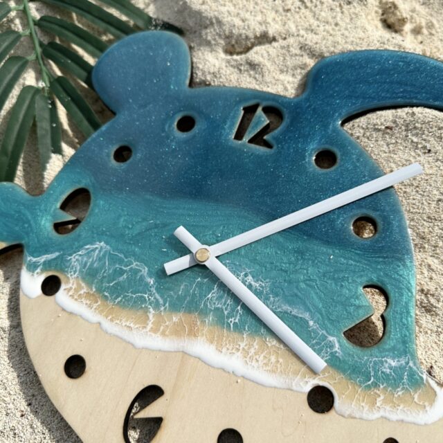 【沖縄・石垣島】レジンアート手作り物販◆Wall Clock 掛け時計《ご注文頂いてから製作します！》