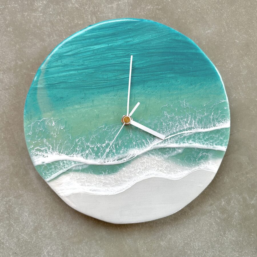 【沖縄・石垣島】レジンアート手作り物販◆Wall Clock 掛け時計《ご注文頂いてから製作します！》（b-009）