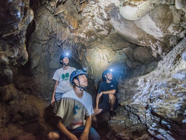 世界遺産西表島の秘境マングローブでSUP / カヌー体験＆鍾乳洞探検ツアー