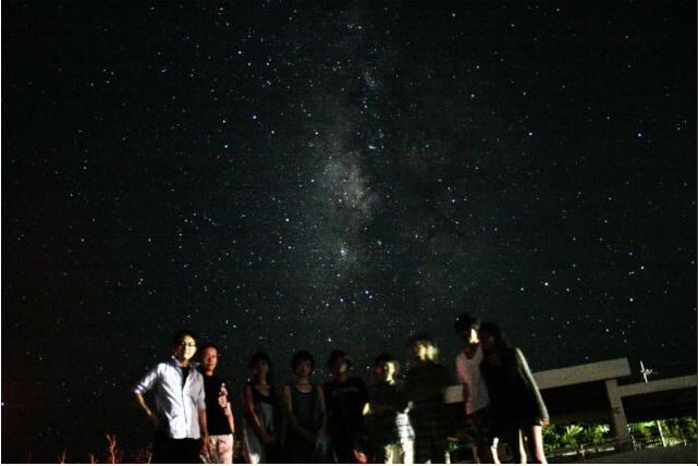 流れ星の見える夜の石垣島