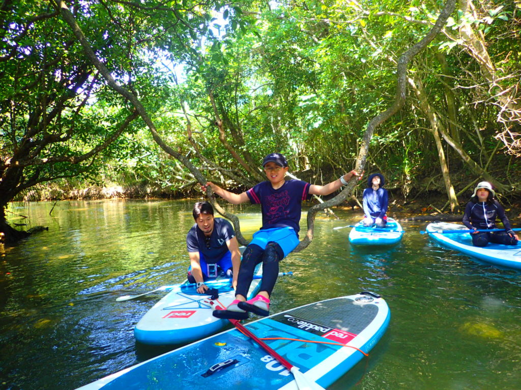 石垣島　SUP　楽しむ