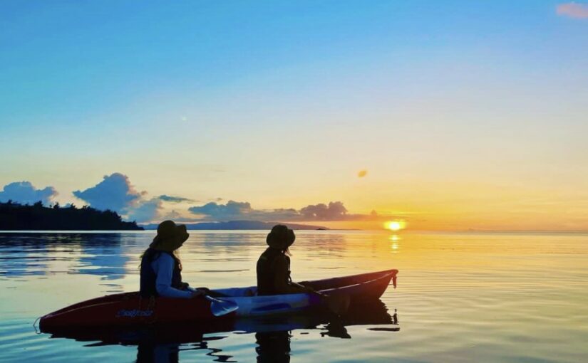 名蔵湾サンセット＆ナイトカヌー（カヤック）