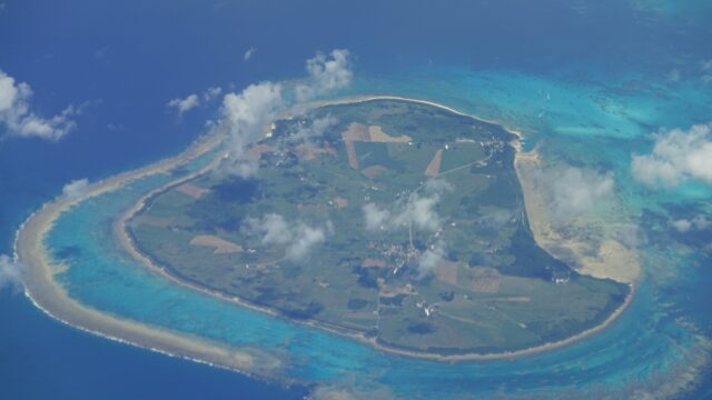 ハートアイランド黒島を上空から撮影