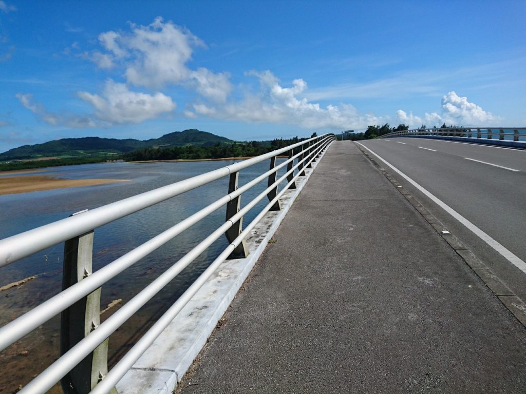 名蔵大橋　石垣島　マラソン　コース