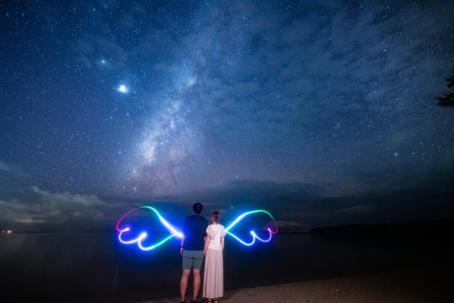 石垣島,星空フォトツアー,カップルで,天の川