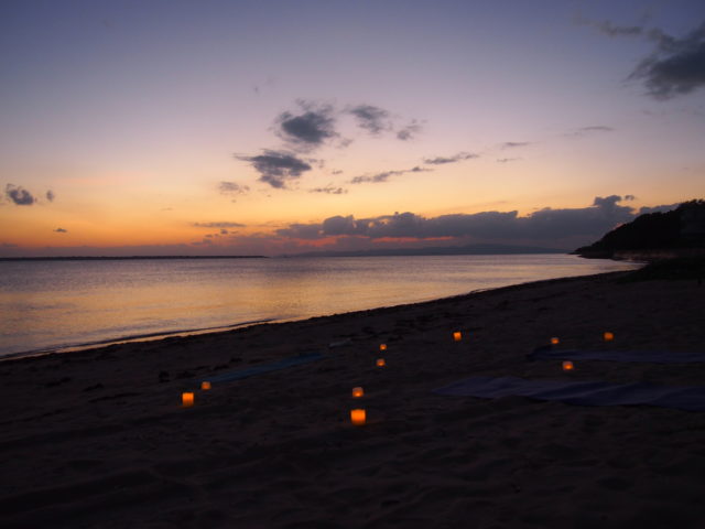 Sunset Beach Candle Yoga サンセットビーチキャンドルヨガ No 491 石垣島ツアーズ