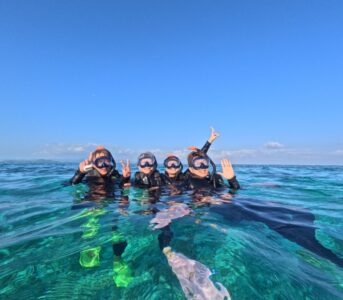 幻の島シュノーケリング、上陸