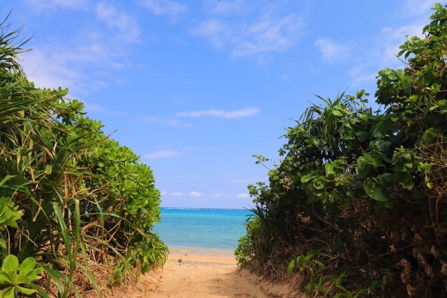 石垣島の釣りスポット（ポイント）、石垣島最北端の平久保にあるビーチ（平野ビーチ？）