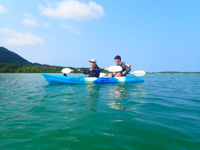 石垣島　川平湾　カヌー