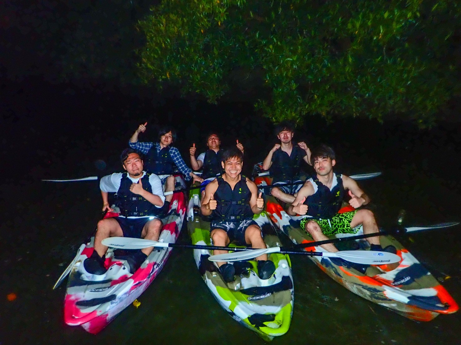 《全国旅行支援クーポン利用可能》【沖縄・石垣島】夜の静寂の中の新体験！ナイトマングローブ＆星空カヌー（No.331）