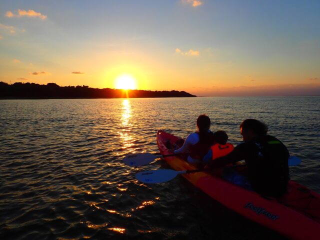 石垣島 サンセット カヌー