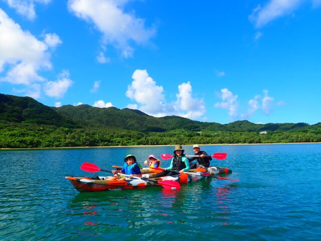 川平湾　カヌー