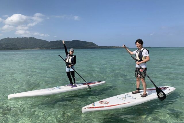 【小浜島/1日】小浜ブルーの海を満喫☆絶景SUPクルージング150分＆島の暮らしに触れる海の家でのんびりツアー★海水浴も可能！