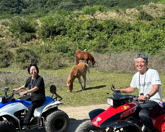 【石垣島/北部】四輪バギー1時間コース☆絶景スポットをワイルドに巡ろう♪行きたい場所リクエストOK！2人乗り可能（No.288）