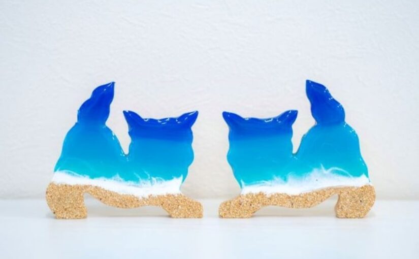 レジンアート　シーサー