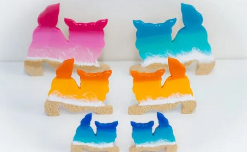 レジンアート　シーサー