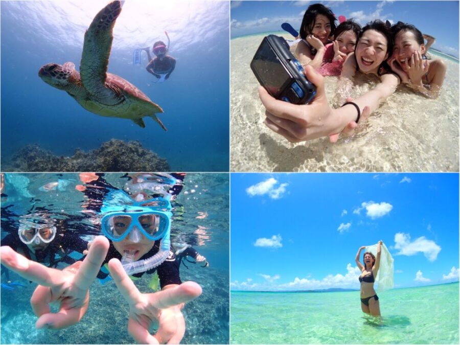 シュノーケリング、幻の島