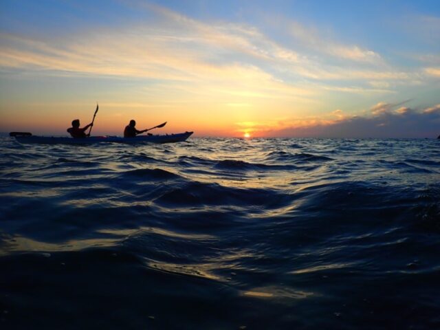 Starlit Sky, Night Sea Kayaking