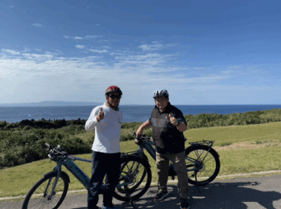 石垣島の自転車ツアーでの楽しいひととき