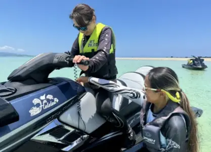 水上バイク、レクチャー、ガイド