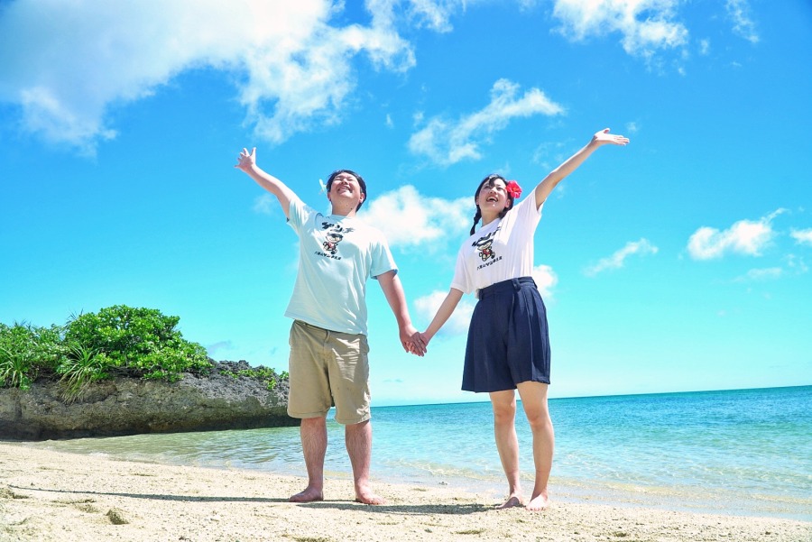 【石垣島/約4時間/貸切】専属カメラマン厳選！絶景ビーチ巡り＋フォトツアー☆卒業旅行・カップル・ファミリーにもおすすめ（No.426）