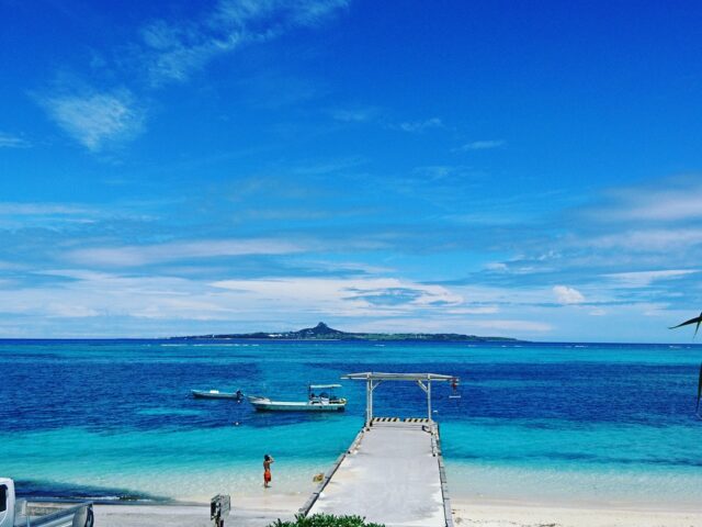 沖縄　伊江島　離島