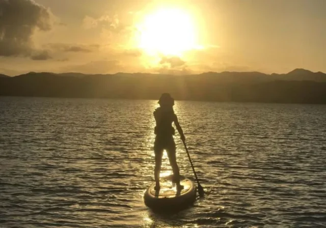 sup　サンセット　石垣島