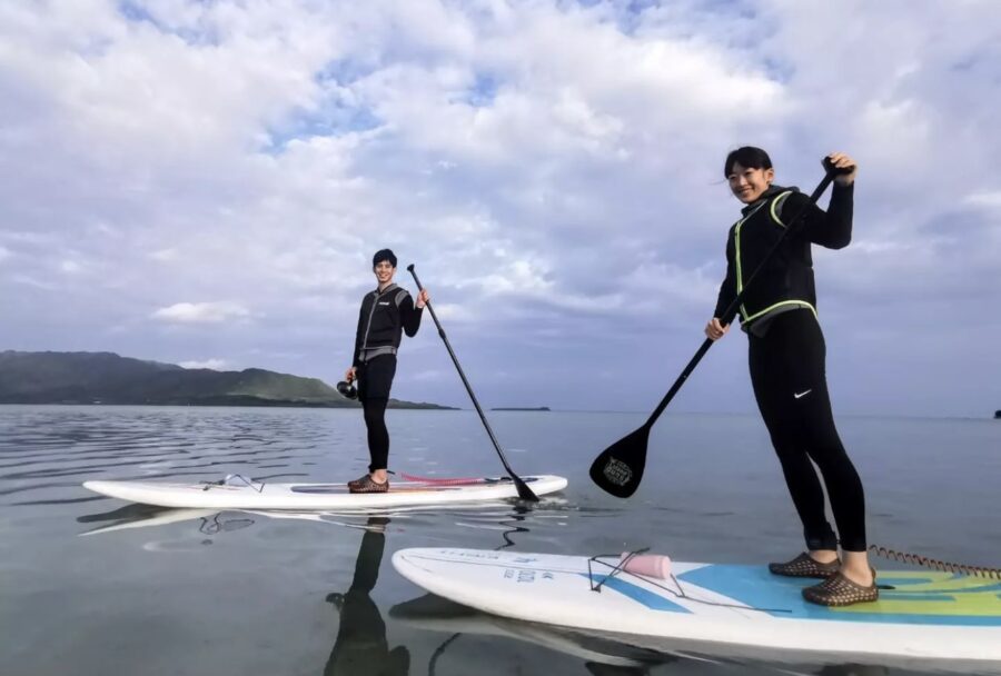 【小浜島/1日】小浜ブルーの海を満喫☆絶景SUPクルージング150分＆島の暮らしに触れる海の家でのんびりツアー★海水浴も可能！（No.633）