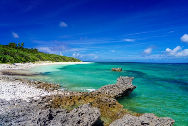 西の浜ビーチ　黒島