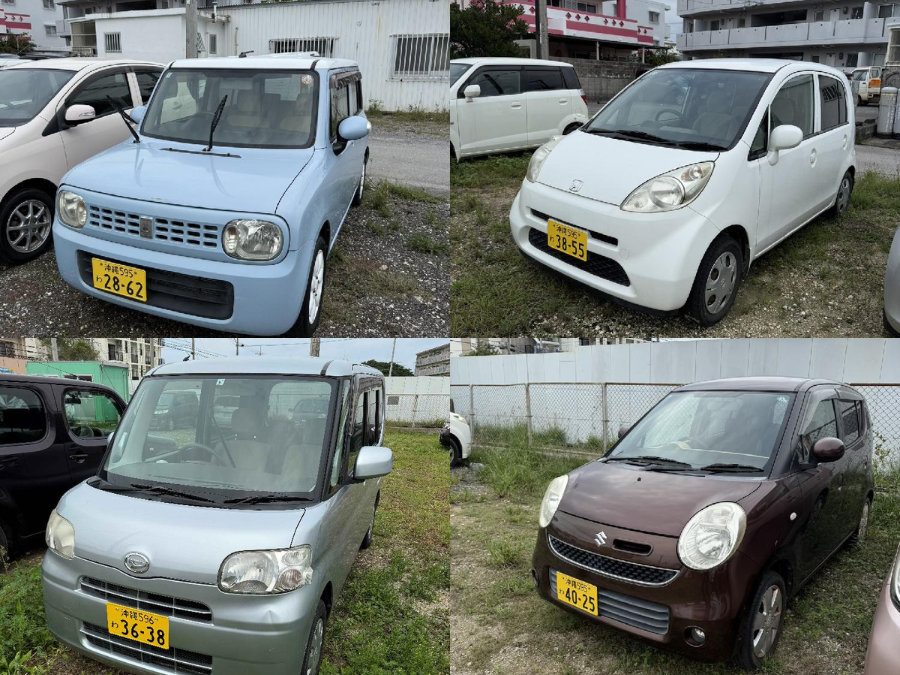 【石垣島・レンタカー】軽自動車《AT/最大4人乗り》当日12時まで予約OK☆【マリンスポーツ用品レンタルあり・送迎無料】（No.r-52）