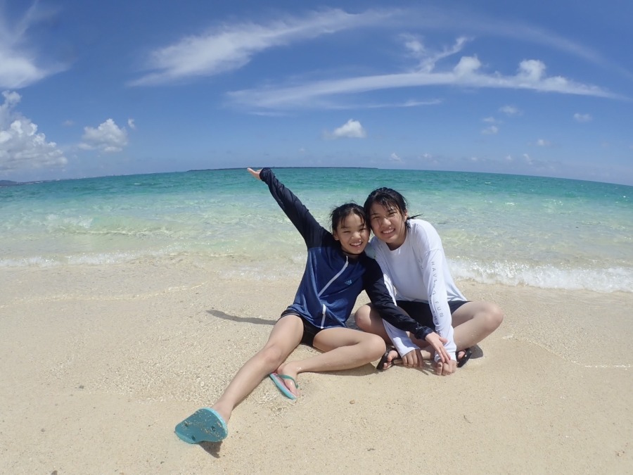 【石垣島/AM半日】幻の島上陸＋日本一のサンゴ礁で体験ダイビング〈写真データプレゼント〉初心者専門の少人数制（No.323）