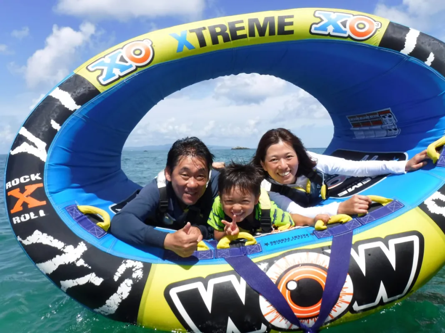 【石垣島/半日】5歳から参加可能◎マリンスポーツ10種類以上遊び放題コース★ファミリー・カップル・グループ旅行におすすめ《器材レンタル無料・直接集合でGoPro無料》（No.263）