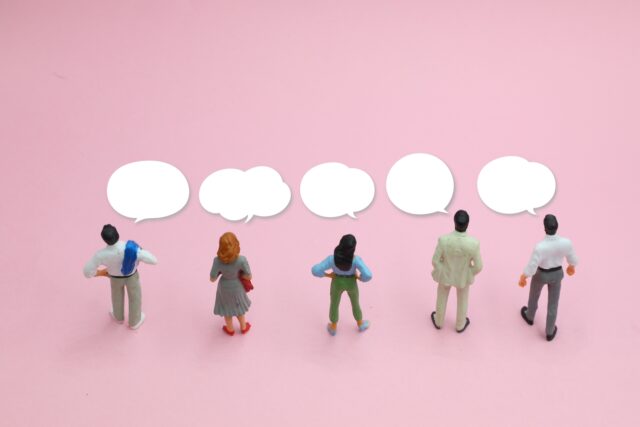 口コミ　人　吹き出し