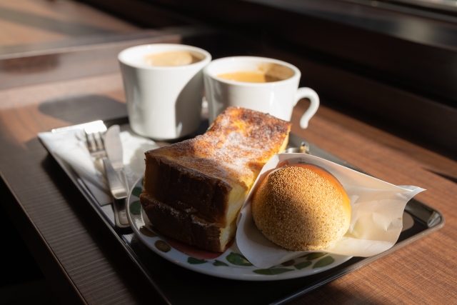 カフェ、コーヒー 、スイーツ、モーニング、ランチ