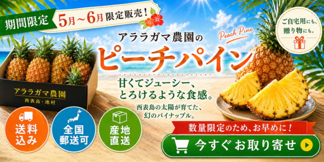 西表島のパイナップル通販