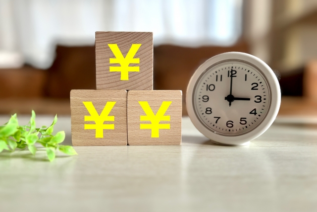 お金　時間　料金