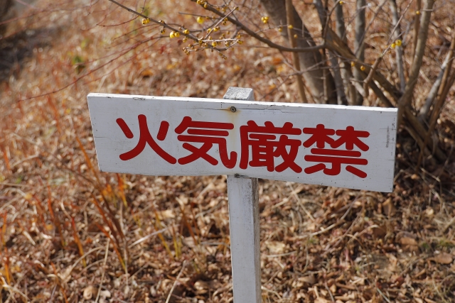 花火　火気厳禁