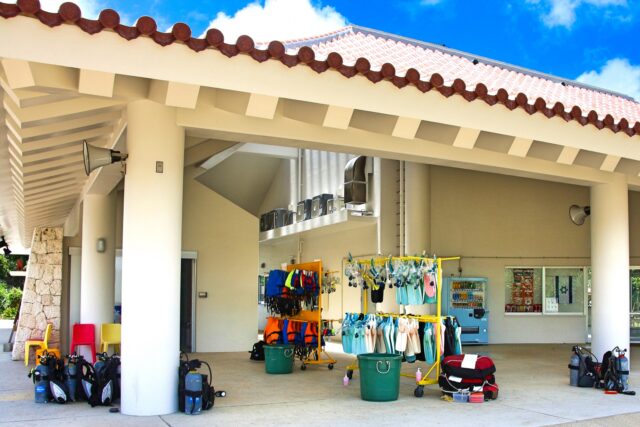 売店 シュノーケリンググッズ 器材レンタル