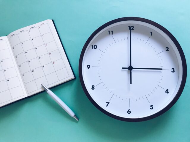 時間 スケジュール