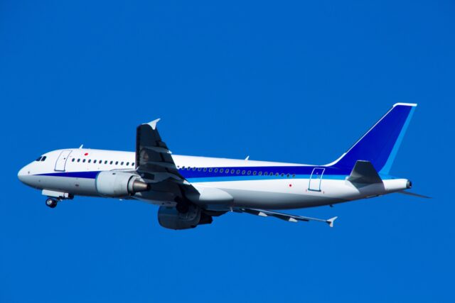 飛行機　ANA