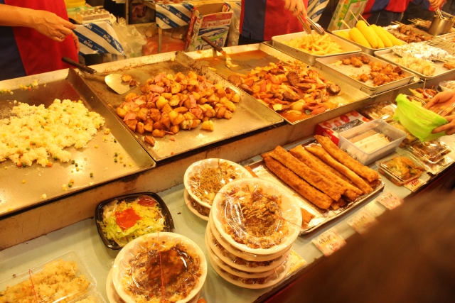 祭りの屋台　黒島 牛祭り