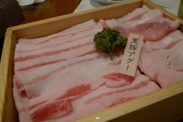 石垣島 あぐー豚　黒豚アグー